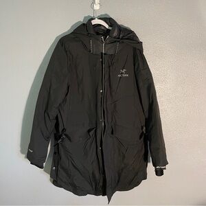 Black Arc’teryx Goretex Parka Men Size 4XL/XL